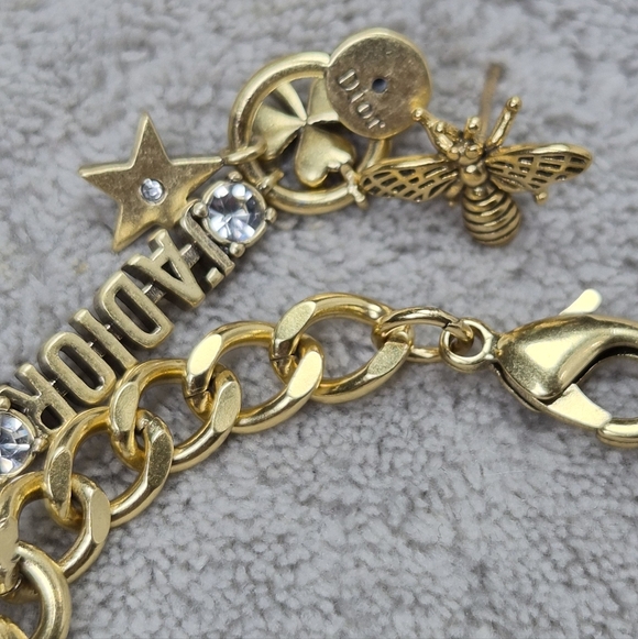 Gold and Silver J'ADIOR Necklace, Bracelet And Earrings - Picture 5 of 5